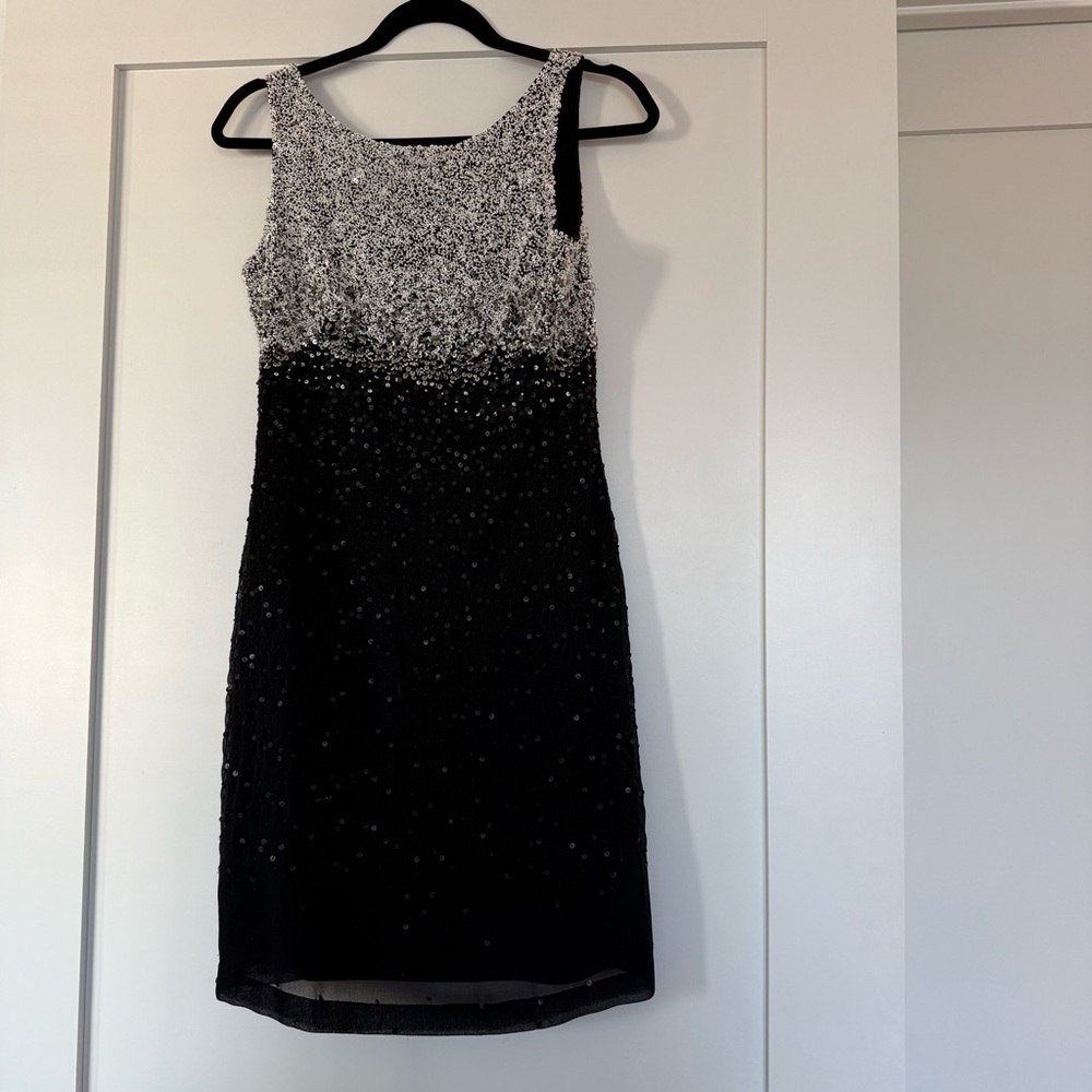 Ralph Lauren Evening | Ombré Sequin & Beaded Sleeveless Dress Size 6